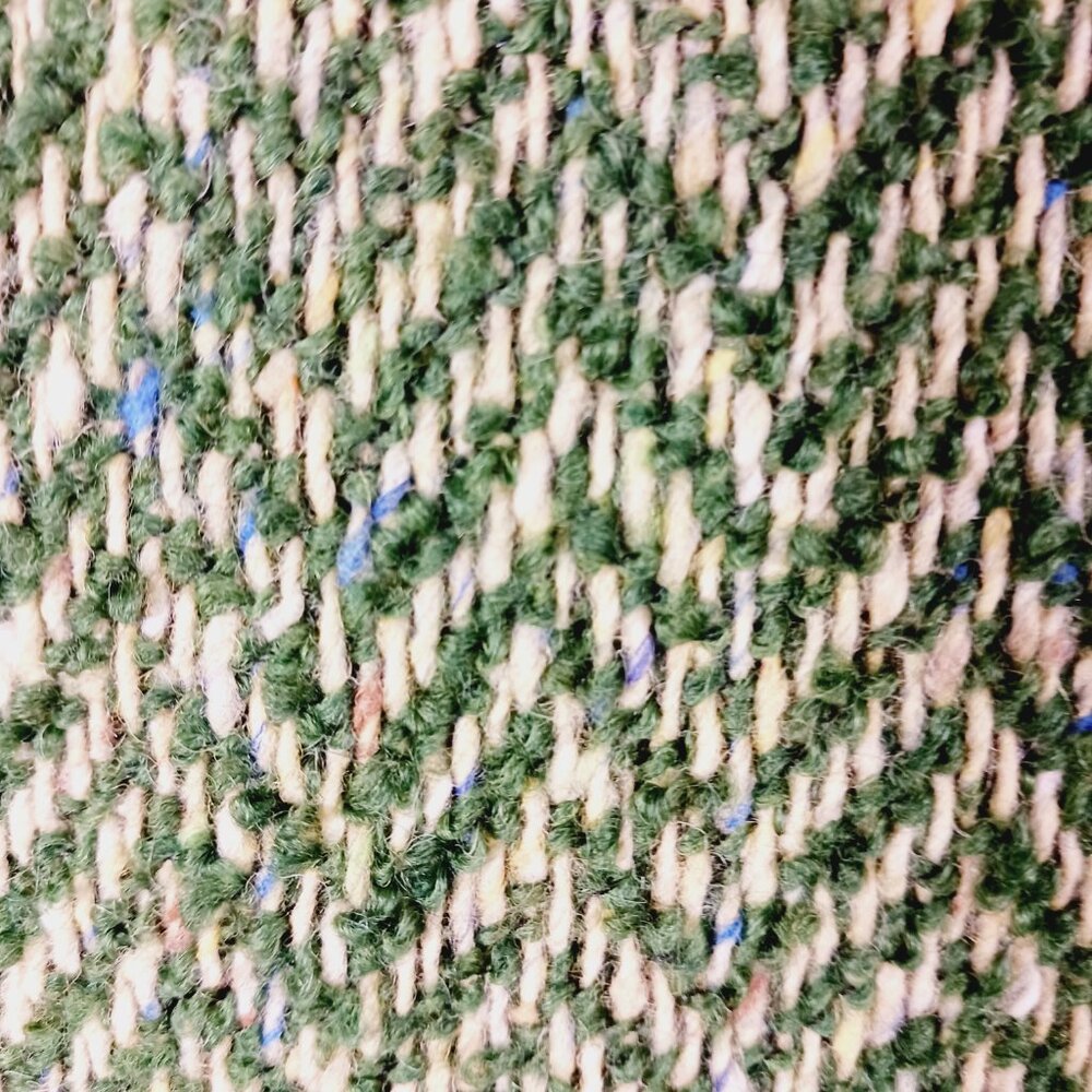 Boyne Valley Weavers Ireland, Dbl. Breasted Green/Cream Herringbone Tweed Jacket - Picture 3 of 16